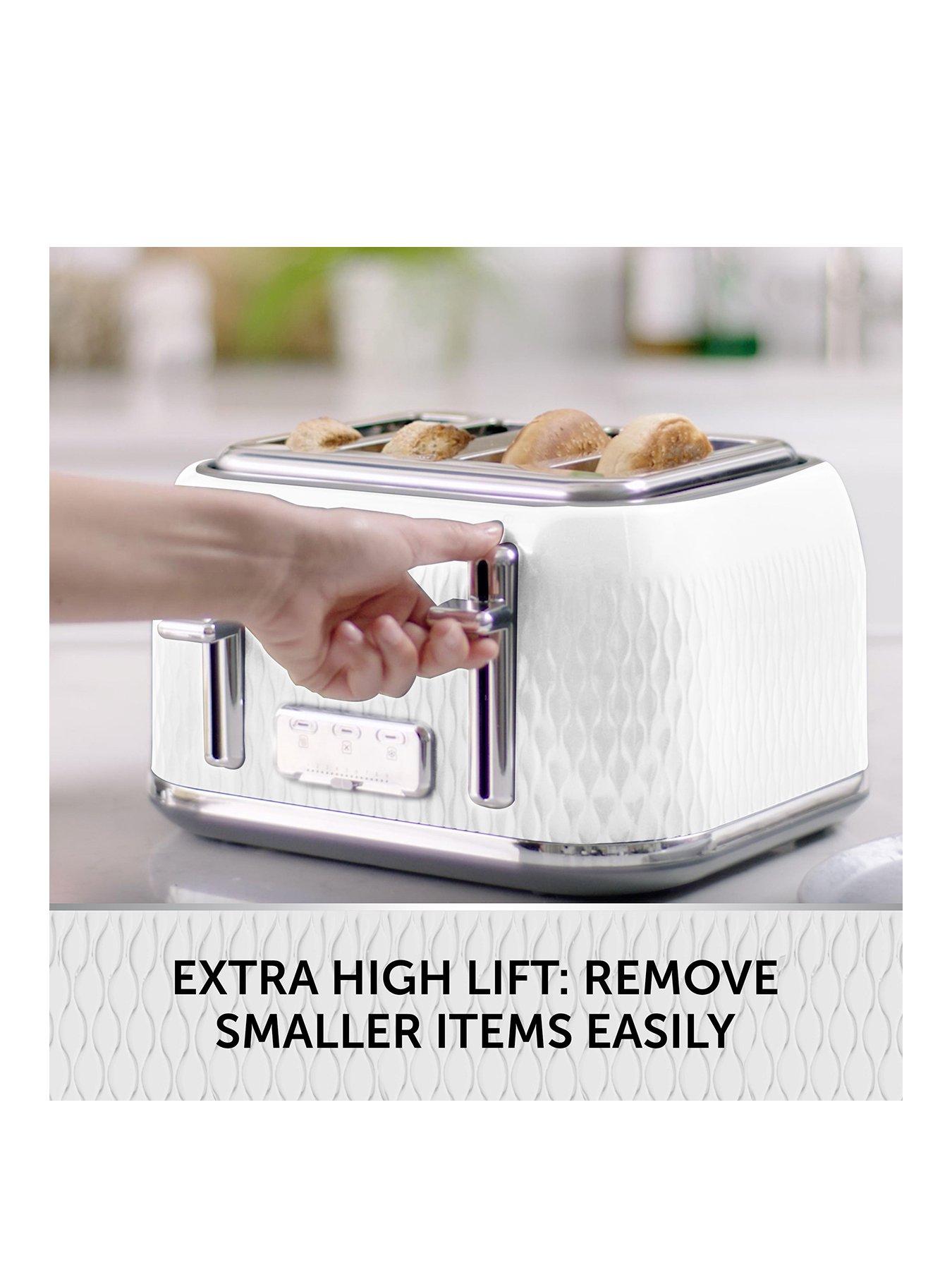 undefined Curve Collection 4-Slice Toaster - White