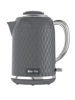 Product photograph of Breville Curve Collection Kettle - Grey from very.co.uk