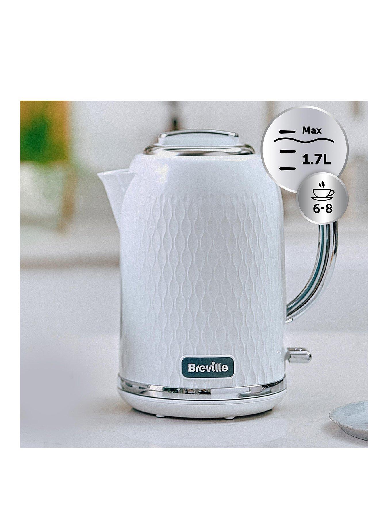  Breville The Soft Top White 1.7 Liter Cordless