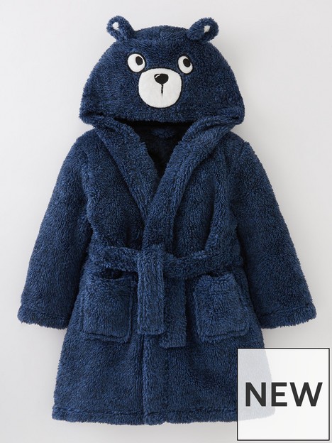 mini-v-by-very-boys-novelty-bear-fleece-robe-navy