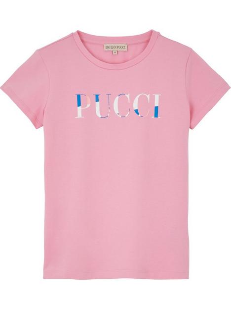 emilio-pucci-kids-logo-print-t-shirt-pink
