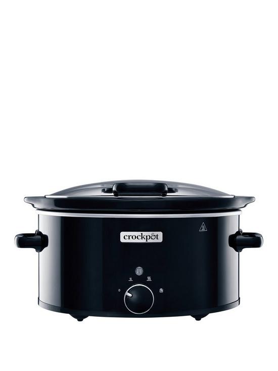 front image of crock-pot-crockpot-csc031-57l-manual-hinged-lid-slow-cooker