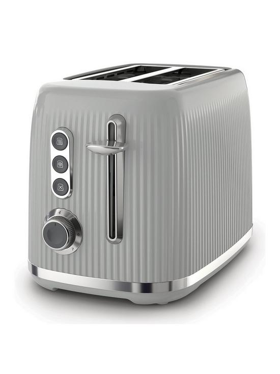 front image of breville-bold-2-slice-toaster-grey