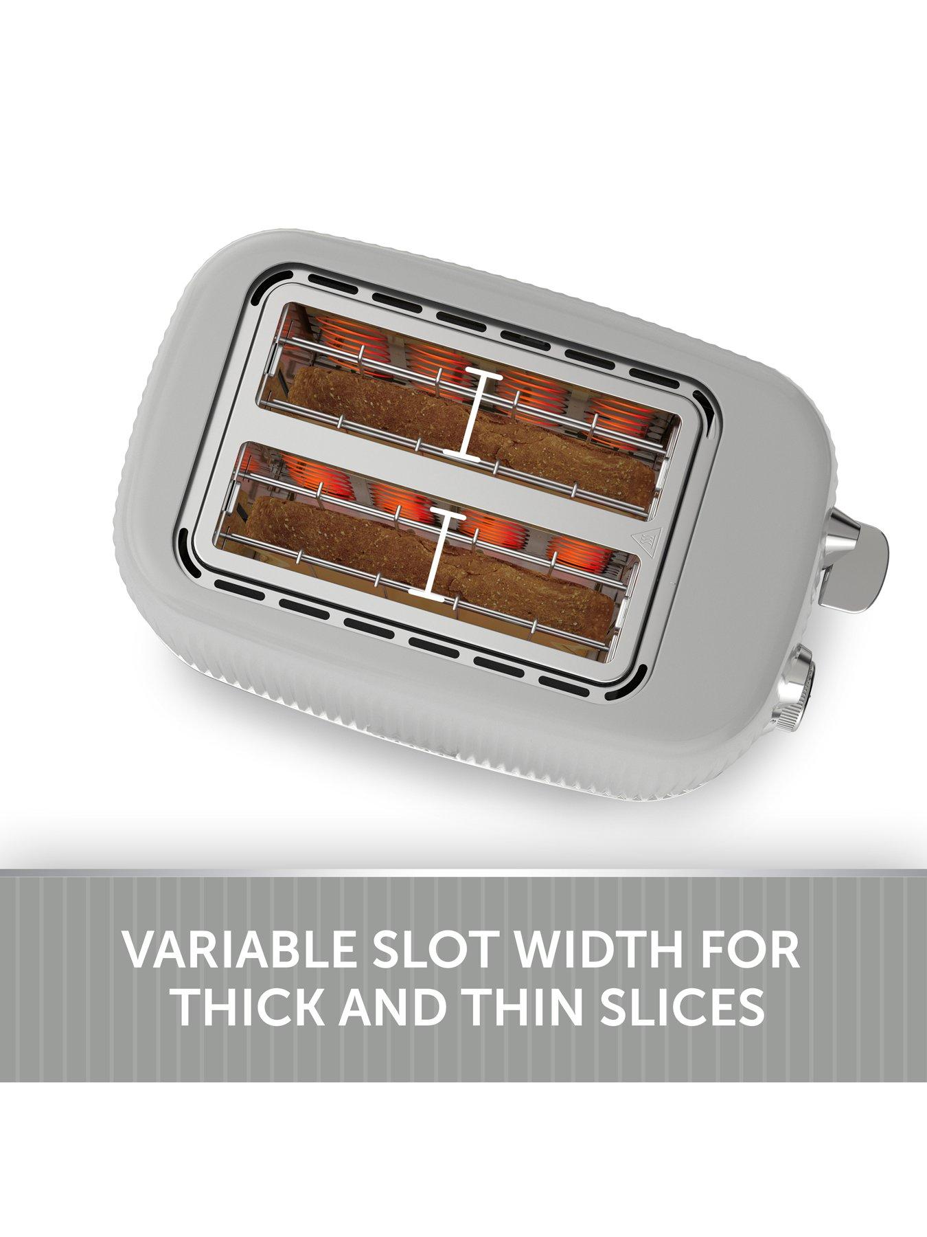 Image 3 of 6 of Breville Bold 2-Slice Toaster - Grey