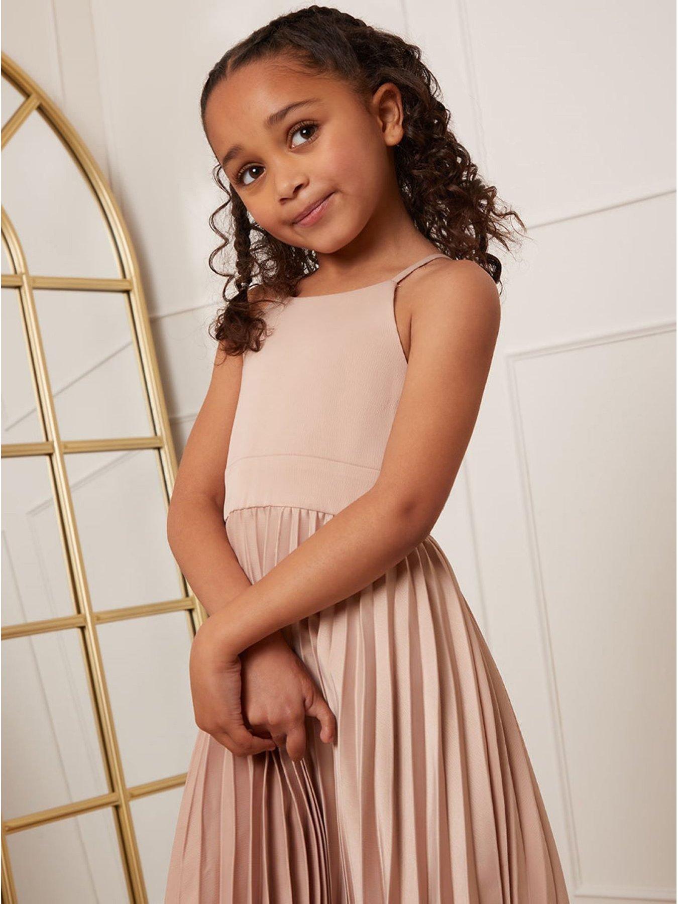 Adorable Jocelyn Flower Girl Dress Available in Rust Terracotta