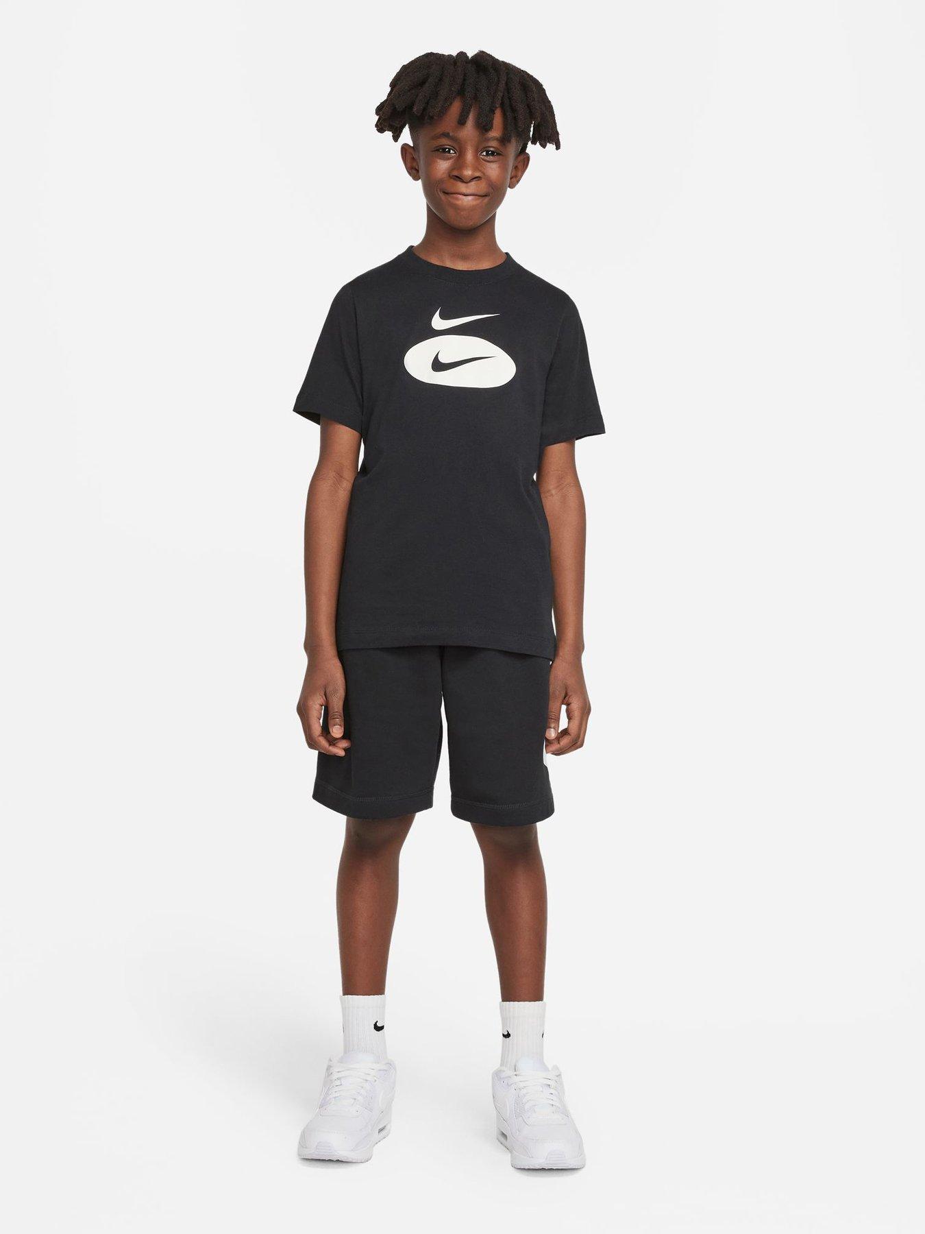 Nike Older Boys Nsw Tee Hbr Core - Black | very.co.uk