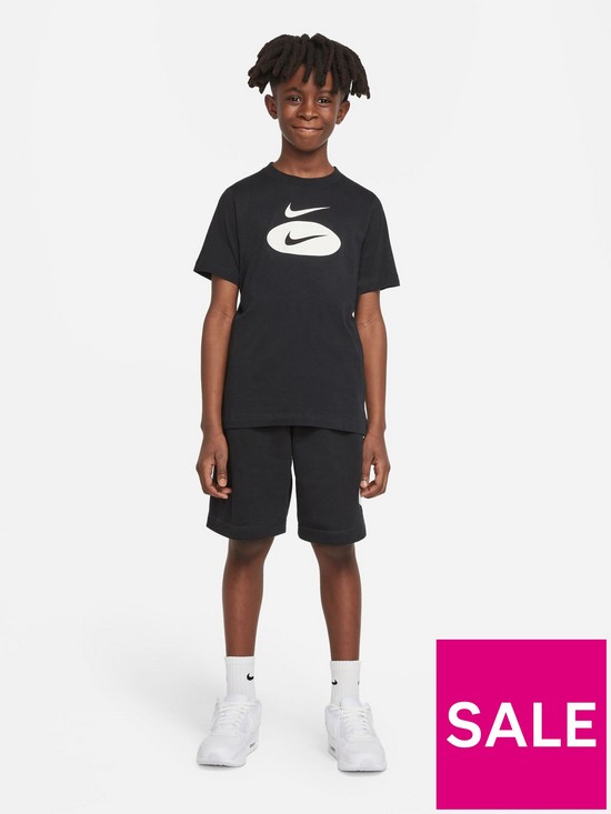 Nike Older Boys Nsw Tee Hbr Core - Black | very.co.uk