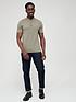  image of allsaints-mode-merino-wool-knitted-polo-shirt-green