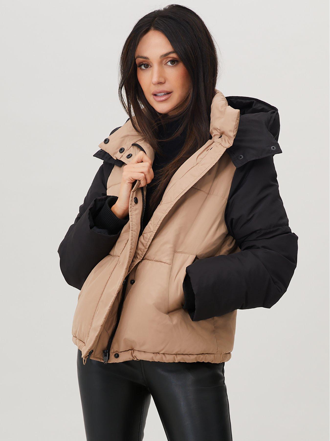 Stradivarius jacket WOMEN FASHION Jackets Fur discount 69% Brown L 