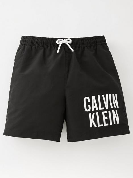 calvin-klein-boys-logo-swim-shorts-black