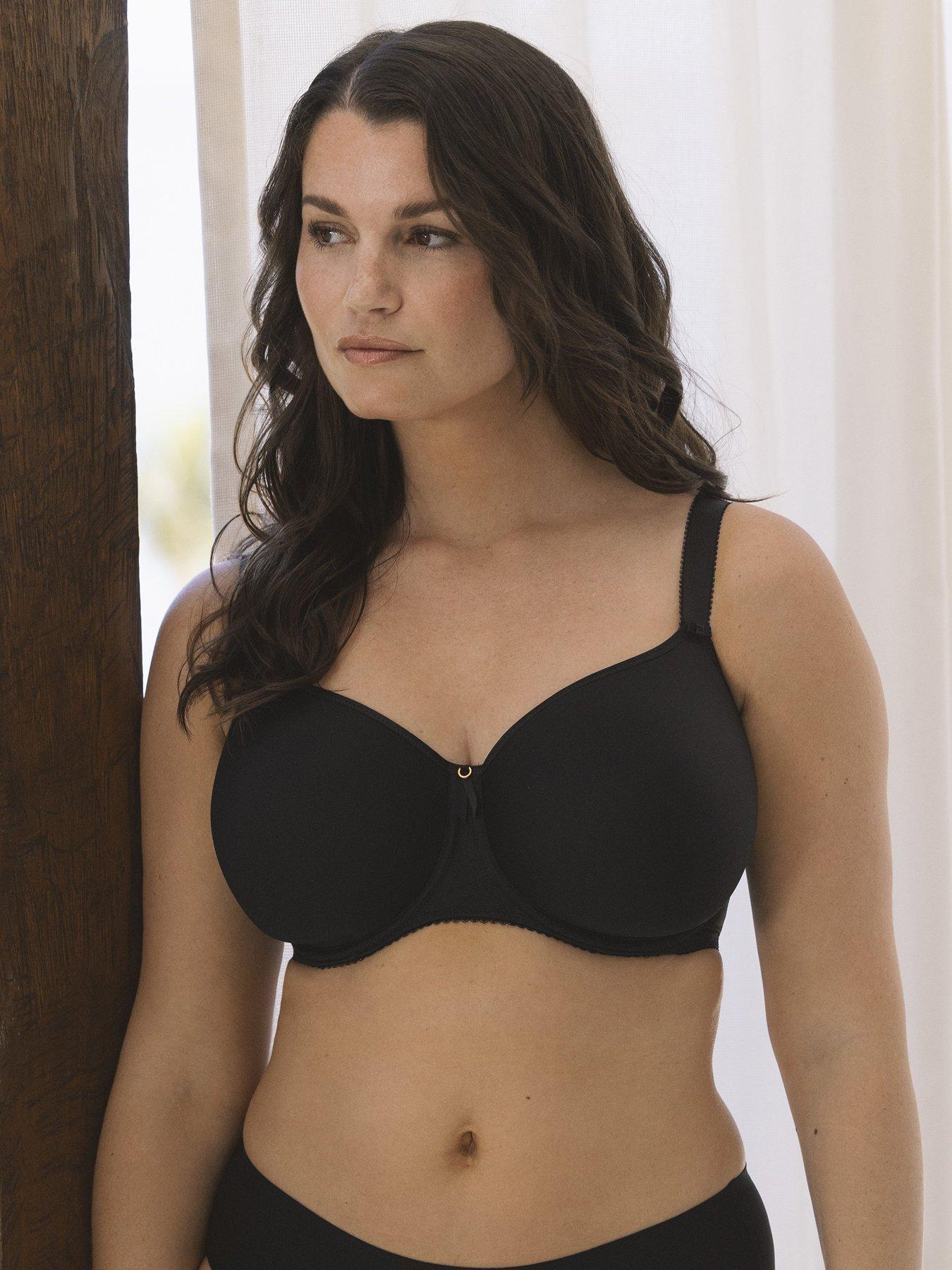 undefined Rebecca Essentials Underwired Spacer Moulded Bra - Black