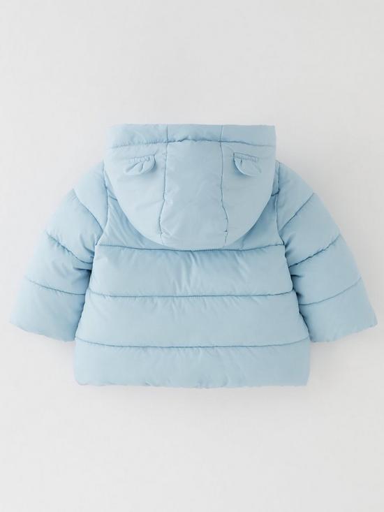 back image of mini-v-by-very-baby-boys-padded-coat-blue