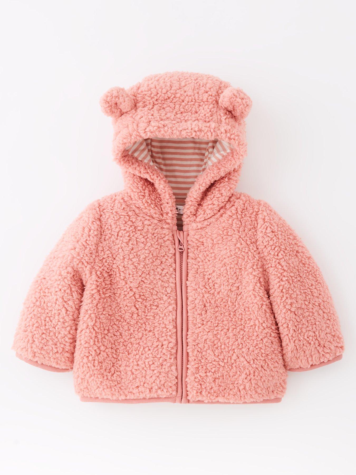 Baby girl fleece store lined jacket