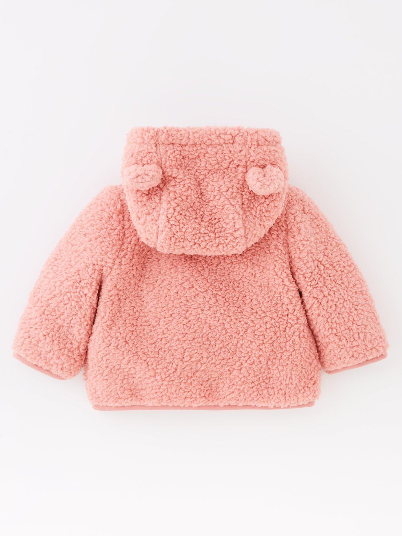 Baby girl sales teddy jacket