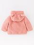  image of mini-v-by-very-baby-girl-jersey-lined-fleecednbspjacket-pink