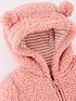  image of mini-v-by-very-baby-girl-jersey-lined-fleecednbspjacket-pink
