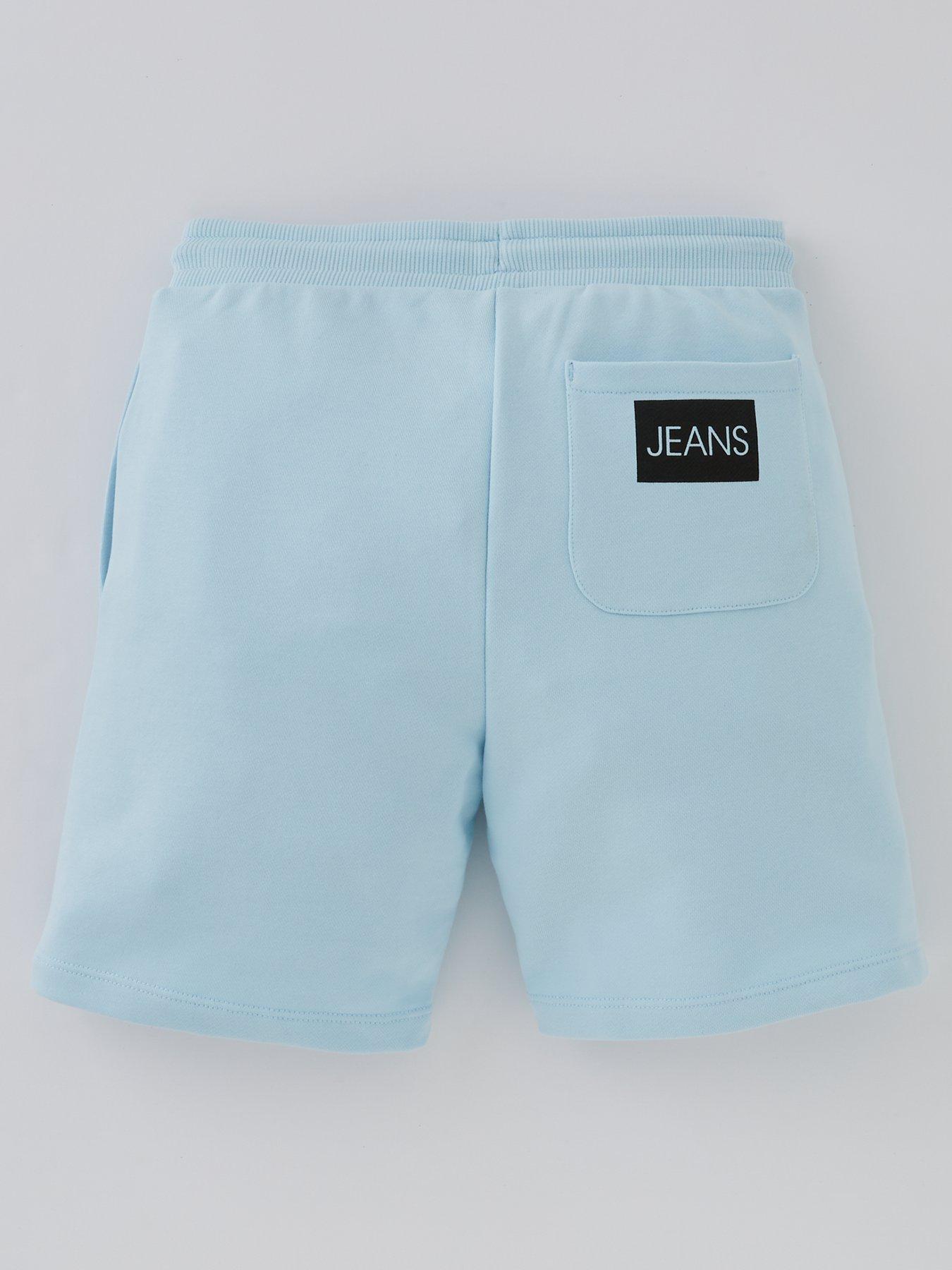  Boys Institutional Logo Shorts - Blue