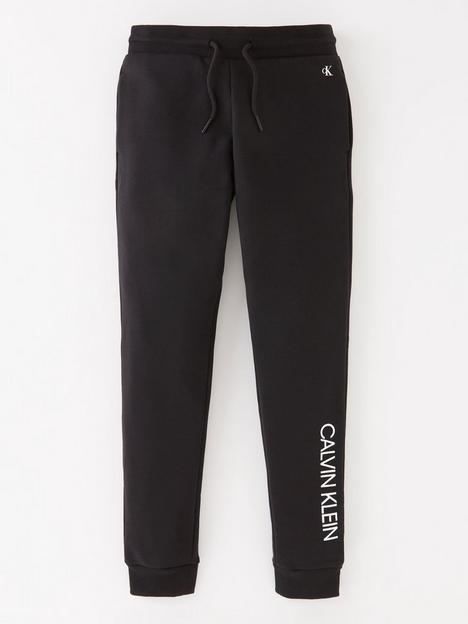 calvin-klein-jeans-boys-institutional-logo-sweatpants-black