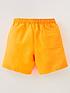  image of calvin-klein-boys-logo-swim-shorts-orange