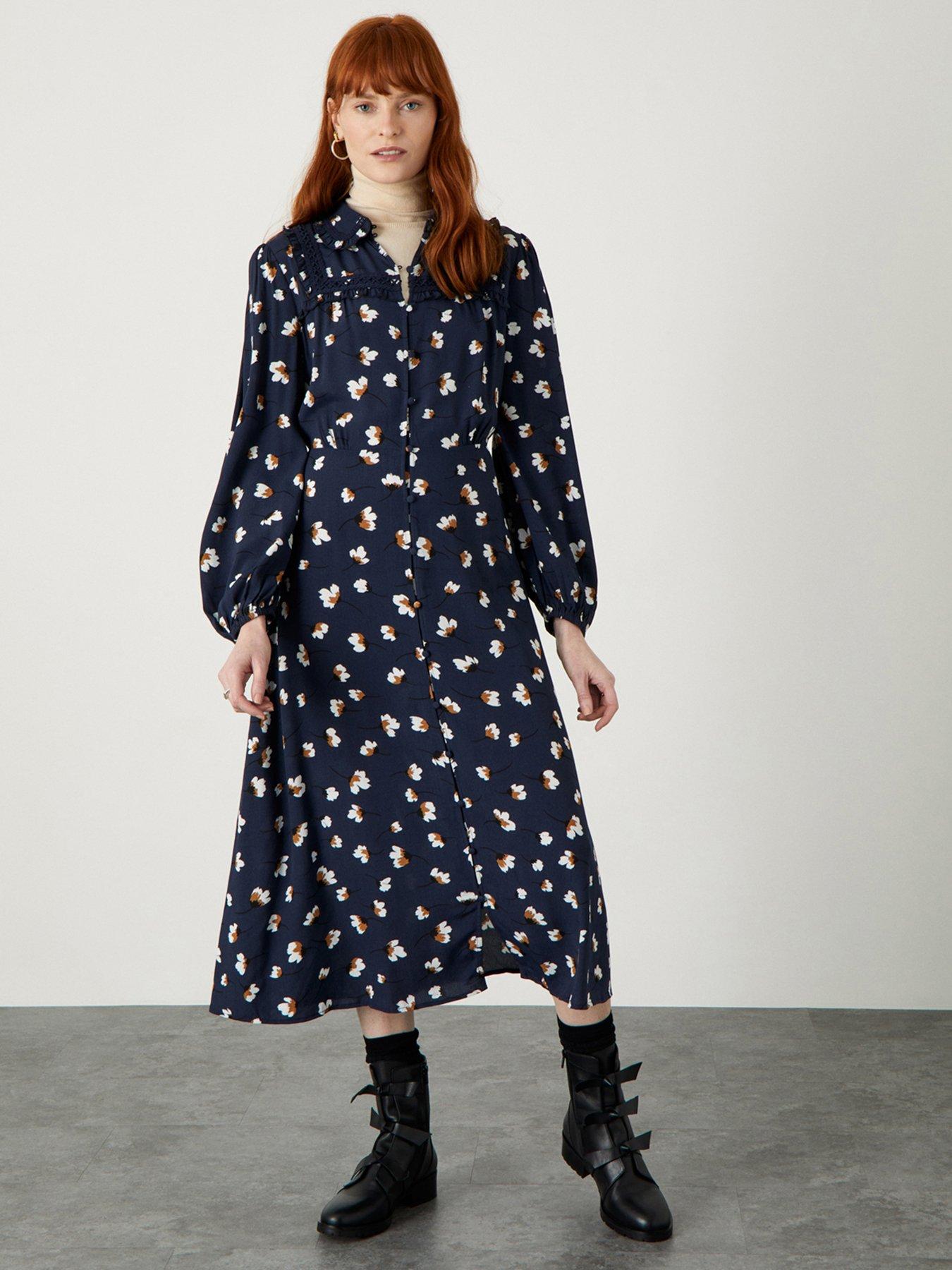  Sustainable Floral Shirt Dress