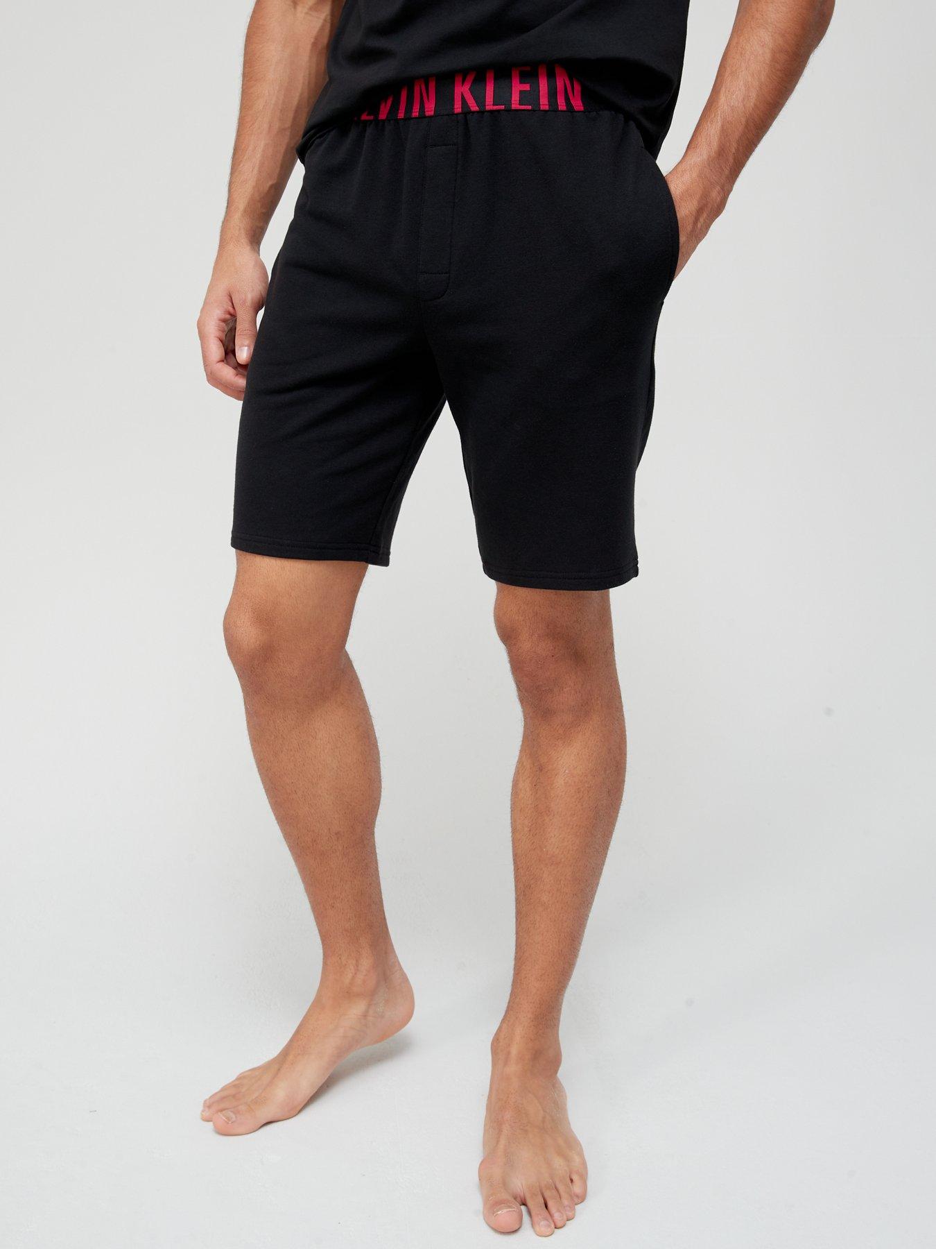 Men Logo Lounge Shorts - Black