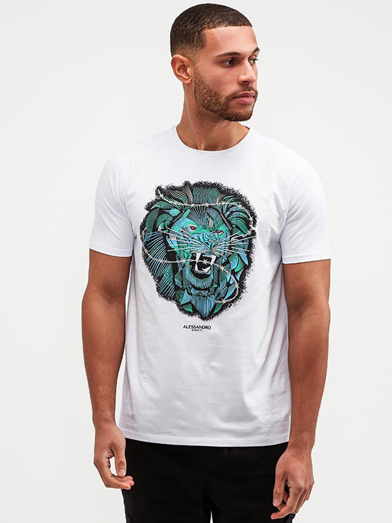  Zavetti Lion Barbed Wire T-shirt
