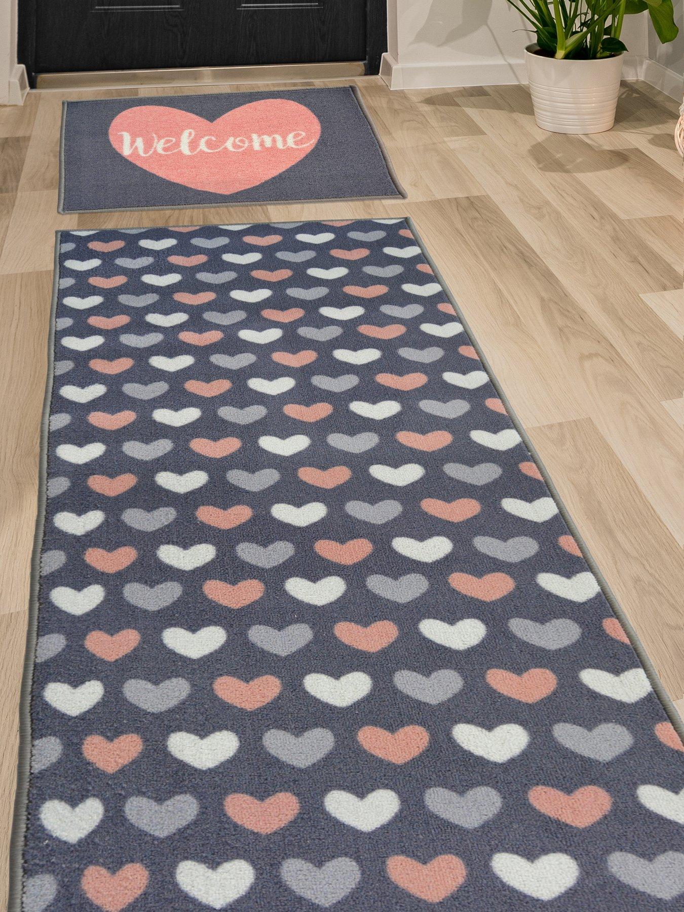 Product photograph of Welcome Runner Amp Doormat Set from very.co.uk