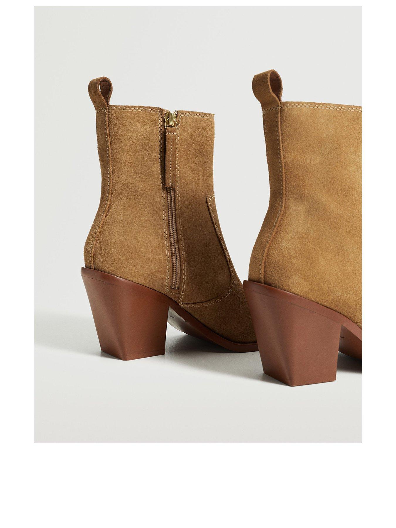  Heeled Ankle Boots - Brown