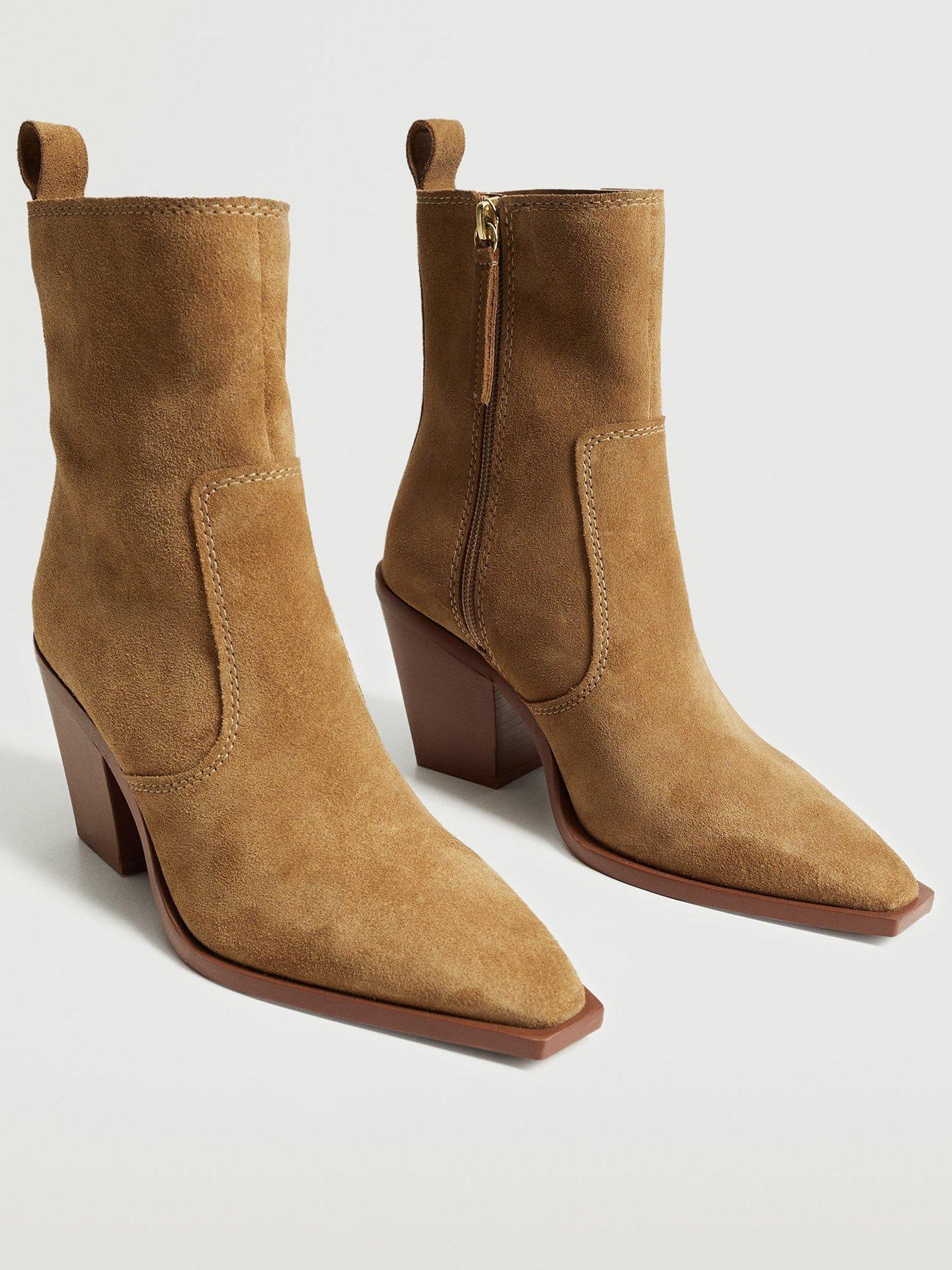  Heeled Ankle Boots - Brown