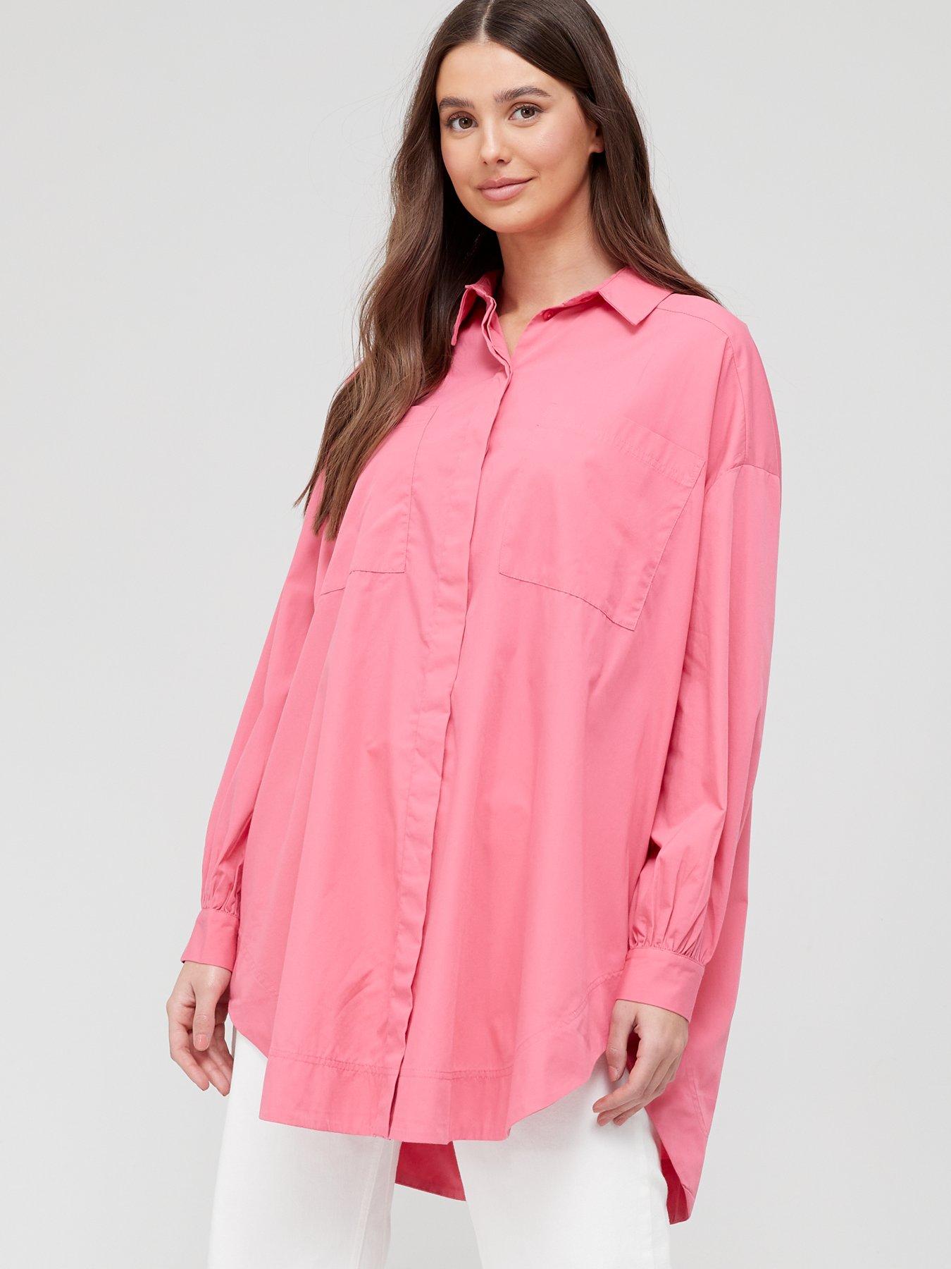 Women pOversized Shirt – Pink/p