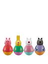 Image thumbnail 1 of 4 of Peppa Pig Weebles Peppa &amp; Friends Figure Pack- Styles May Vary