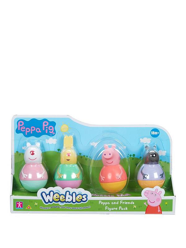 Image 2 of 4 of Peppa Pig Weebles Peppa &amp; Friends Figure Pack- Styles May Vary