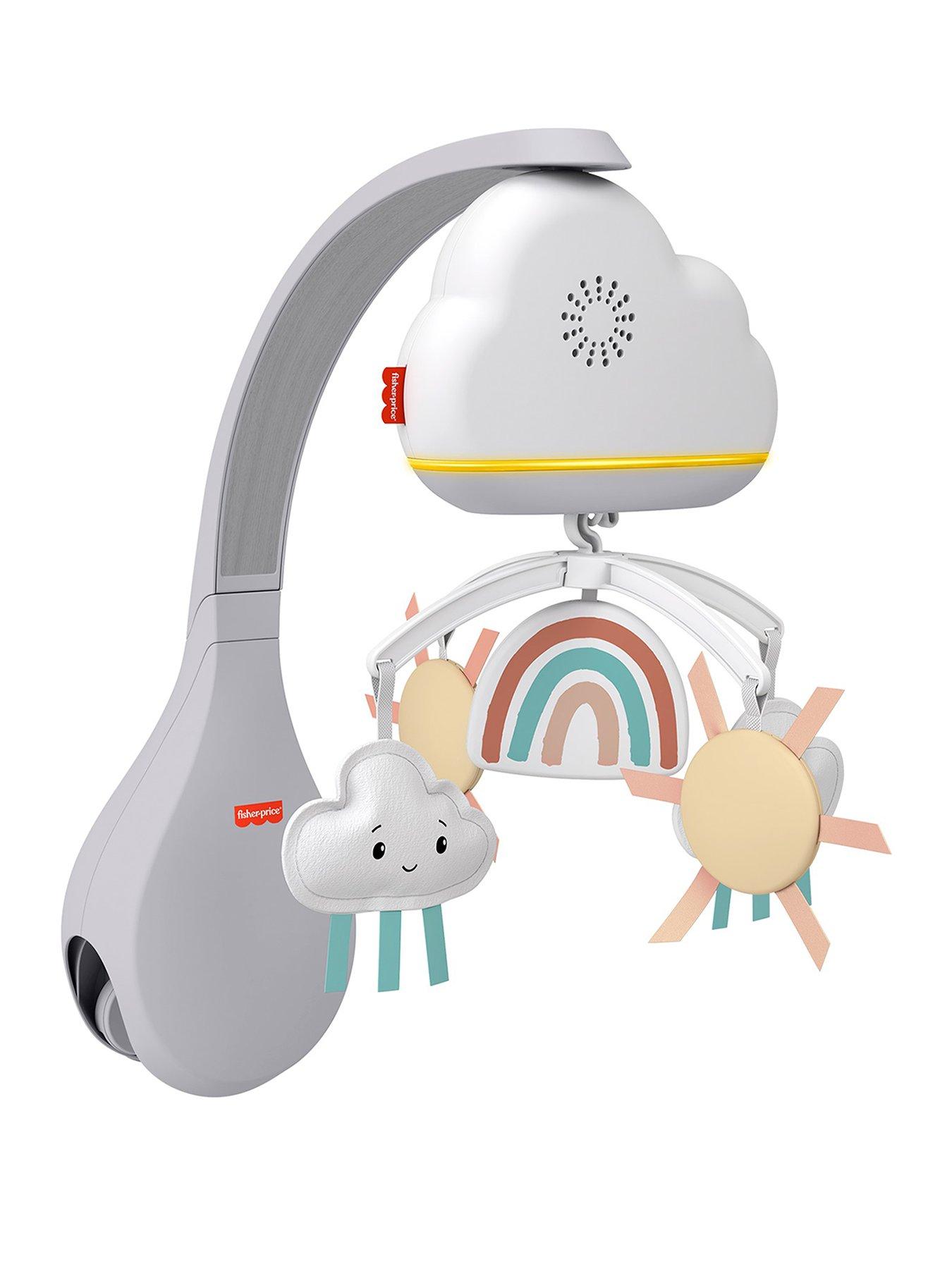 Fisher Price Rainbow Showers Bassinet to Bedside Mobile Very