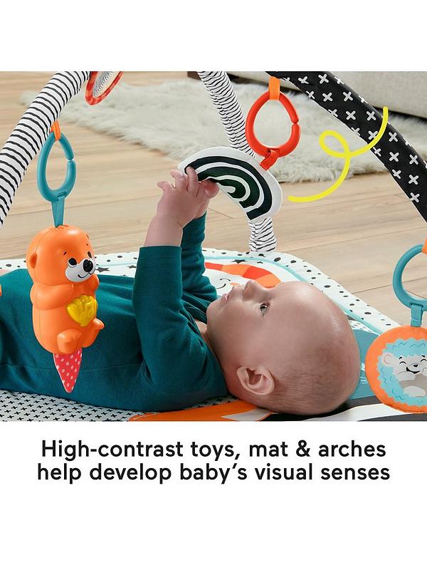 Image 5 of 7 of Fisher-Price 3-in-1 Music, Glow &amp; Grow Baby&nbsp;Gym Play Mat