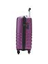  image of rock-luggage-byron-4-wheel-hardsell-cabin-suitcase-purple