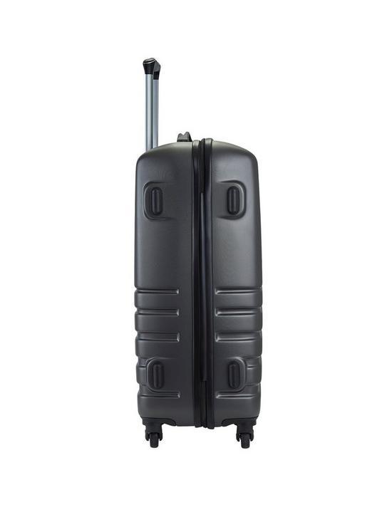 stillFront image of rock-luggage-byron-4-wheel-hardsell-medium-suitcase-charcoal