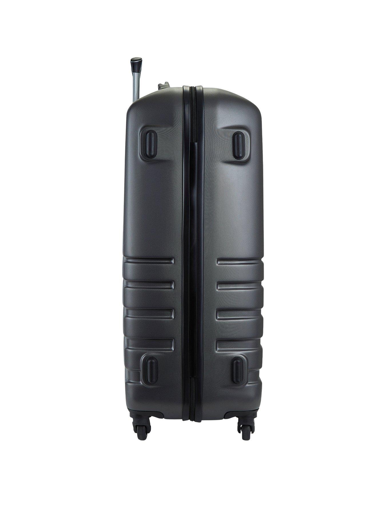 Image 2 of 5 of Rock Luggage Byron 3 Piece Set Hardshell 4 Wheel Spinner - Charcoal