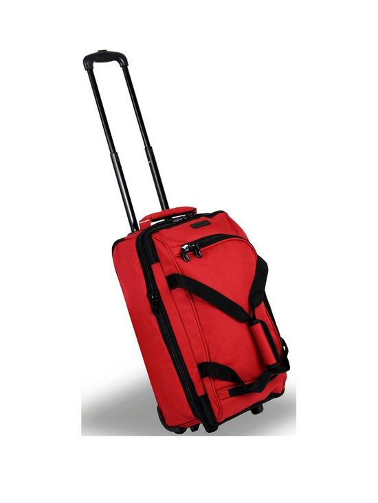 front image of rock-luggage-rock-small-expandable-wheel-bag-red