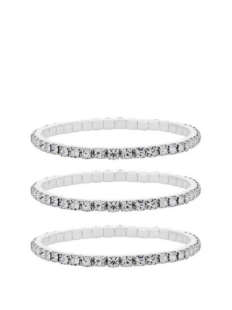 mood-silver-crystal-3-pack-of-diamante-stretch-bracelets