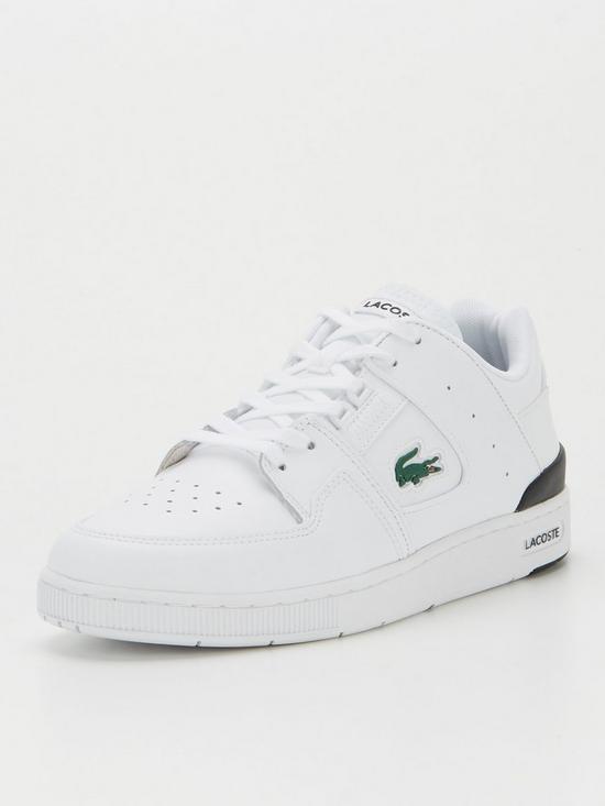 stillFront image of lacoste-court-cage-0121-1-small-trainer-white