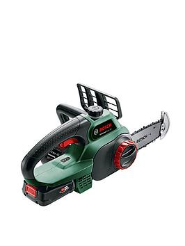 Product photograph of Bosch Universal Chainsaw 18 1x 2 5ah from very.co.uk