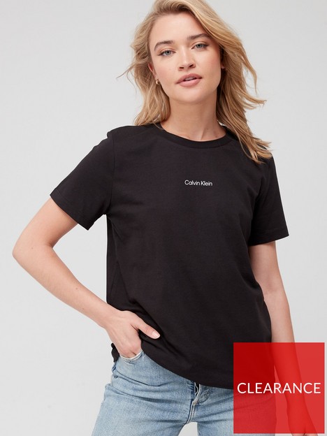 calvin-klein-micro-logo-regular-cottonnbspt-shirt-black