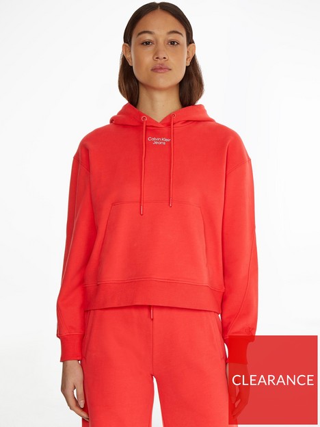 calvin-klein-jeans-stacked-logo-hoodie-red