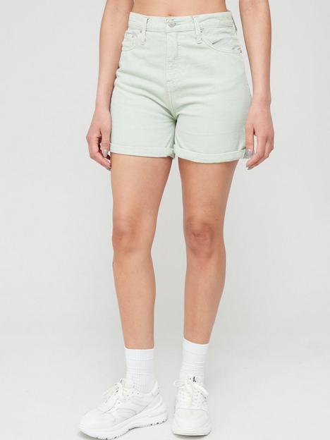 calvin-klein-jeans-mom-short-green