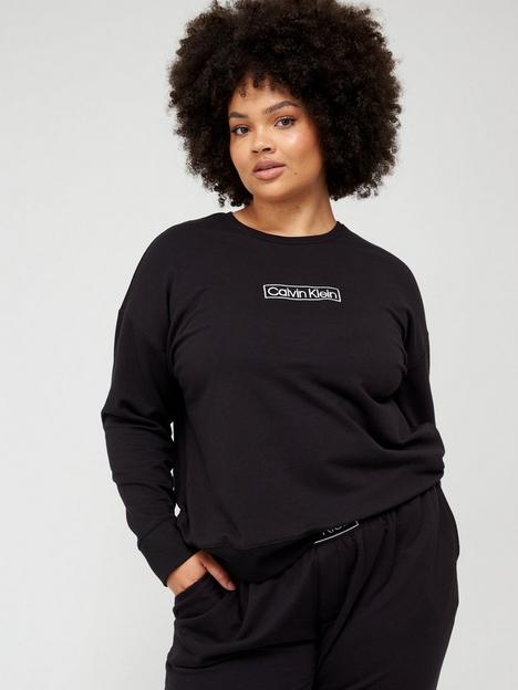 calvin-klein-plus-reimagined-heritage-lounge-sweatshirt-black