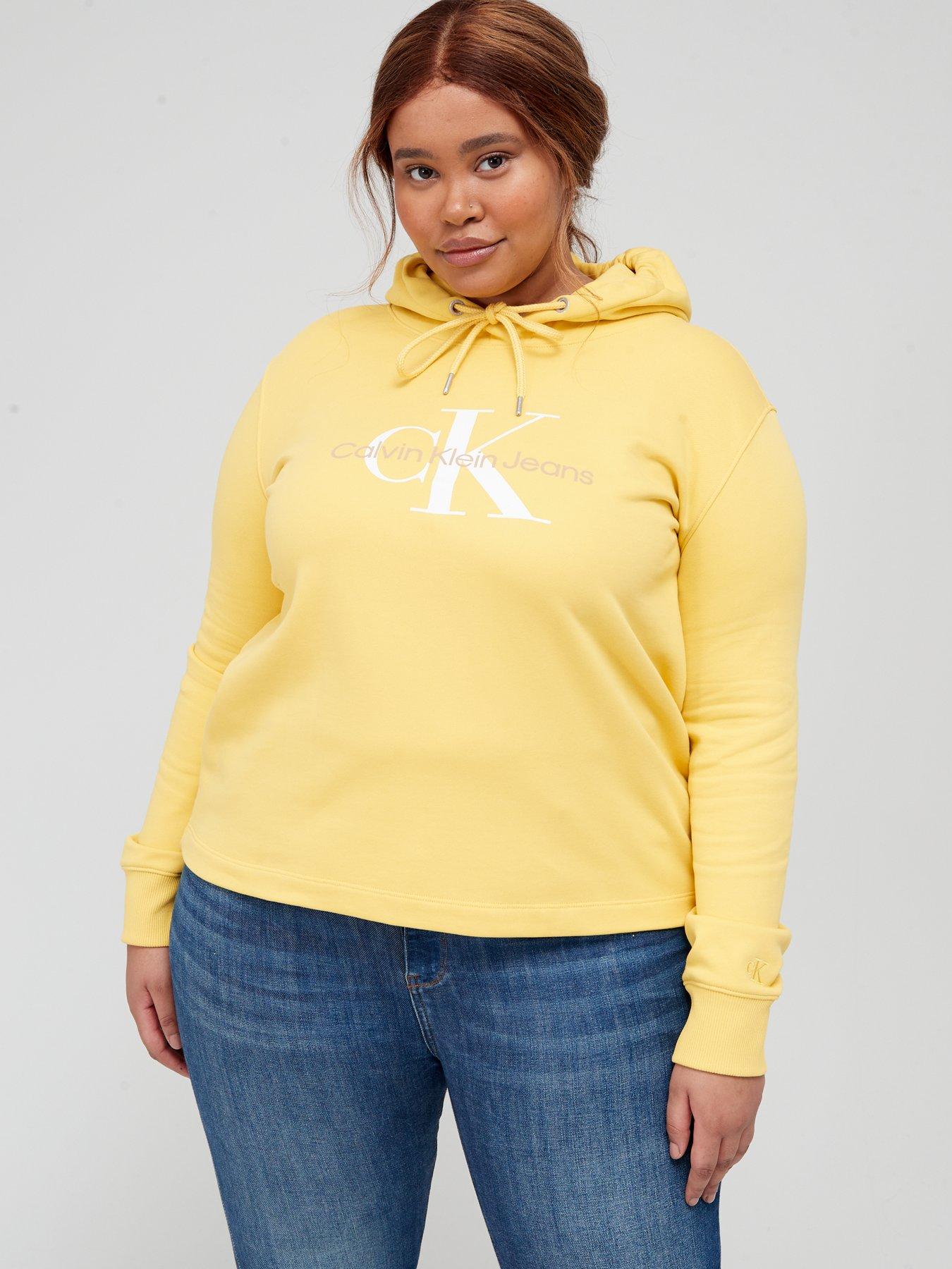 Calvin Klein Jeans Monogram Hoodie Yellow