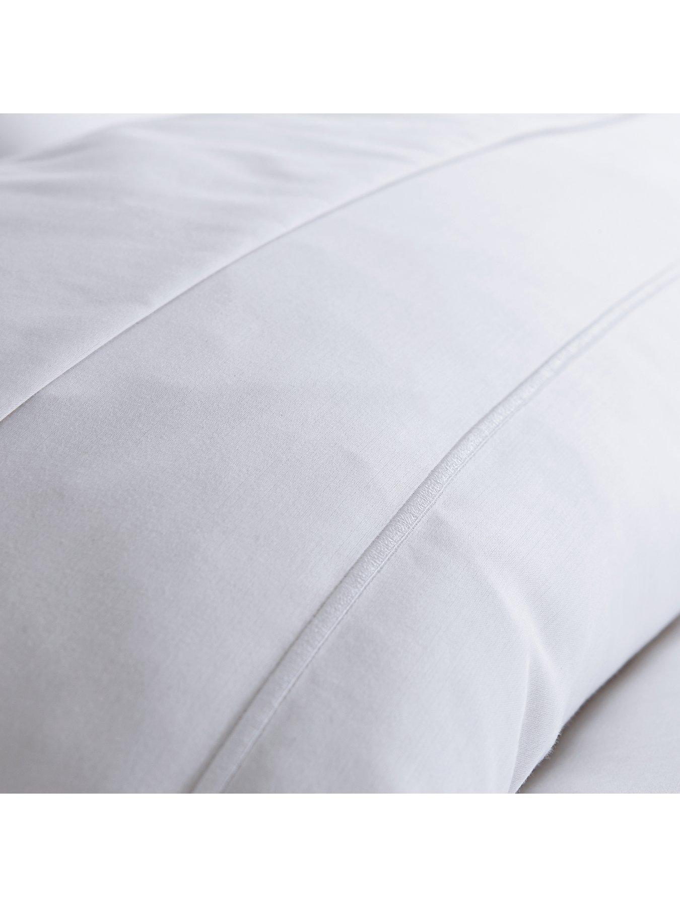 Image 4 of 5 of Bianca Luxury 800 Thread 100% Cotton Sateen Duvet Cover Set - White