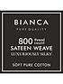  image of bianca-luxury-800-thread-cotton-sateen-fitted-sheet