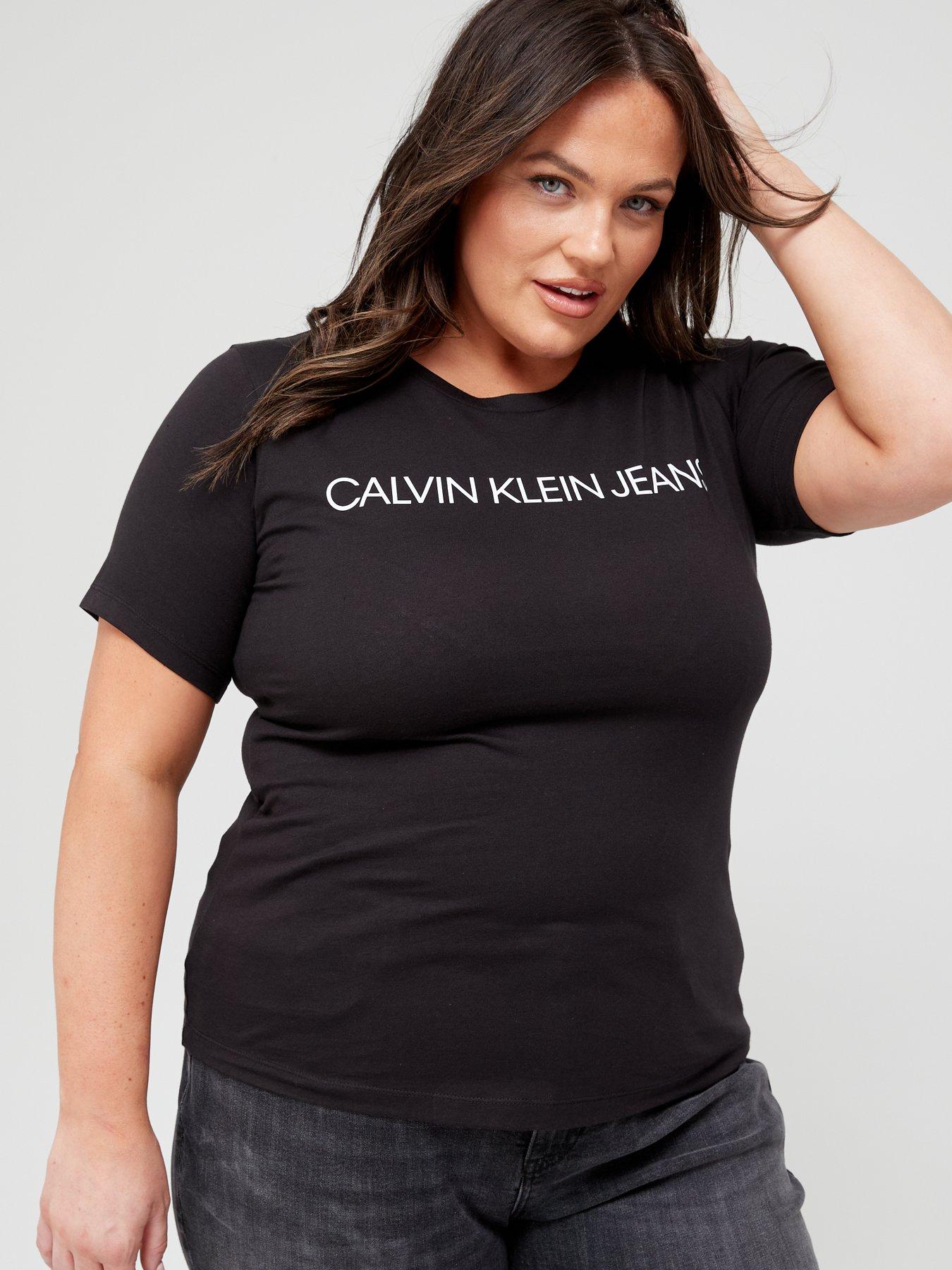 Calvin Klein Jeans Plus Core Institutional T-Shirt - Black 