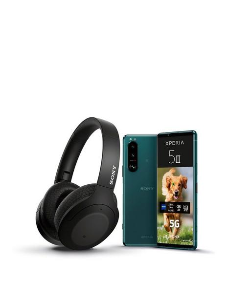 sony-xperia-5iii-5g-128gbnbspgreen-with-sonynbspwh-h910n-noise-cancelling-headphones